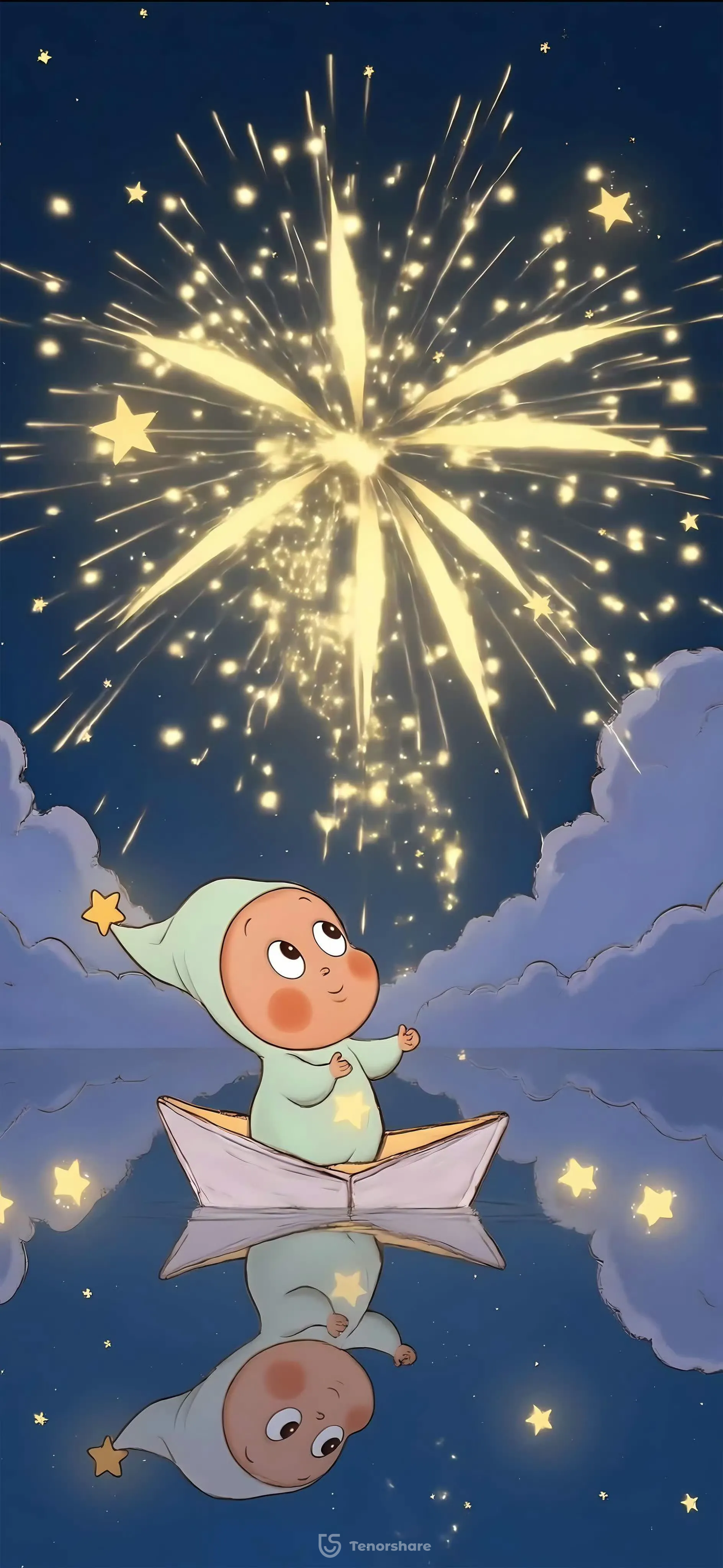 hat peacefully sails twinkle twinkle live wallpaper