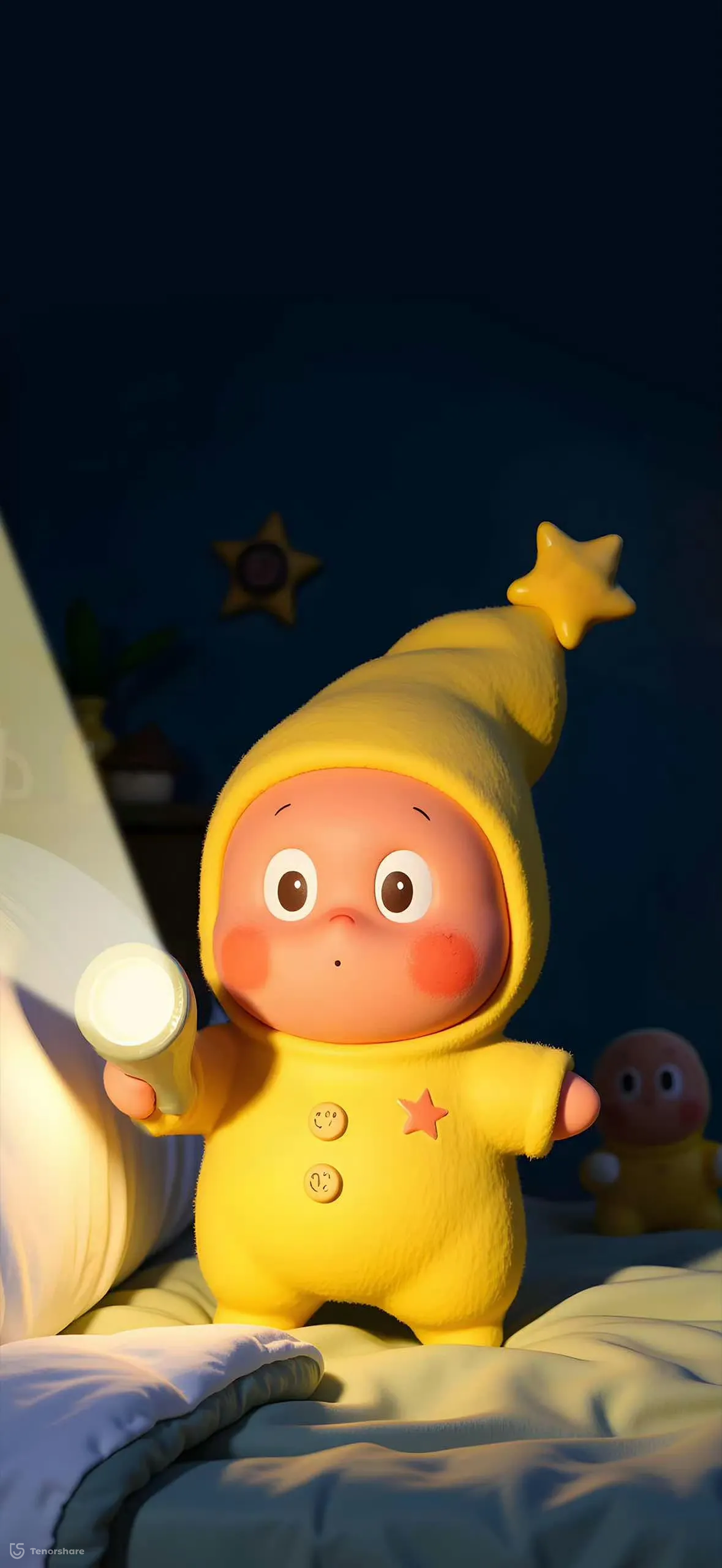 glowing star-shaped pillow twinkle twinkle live wallpaper